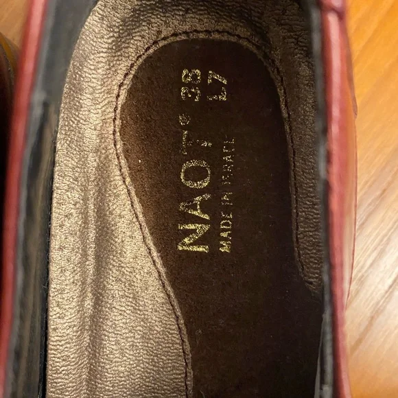 Naot Burgundy Brown Women’s Oxford Shoes Size 38 - Picture 4 of 5